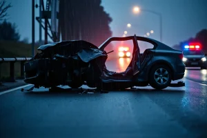 Tragedia en la A 6 a la altura de Lugo: dos fallecidos calcinados al impactar co