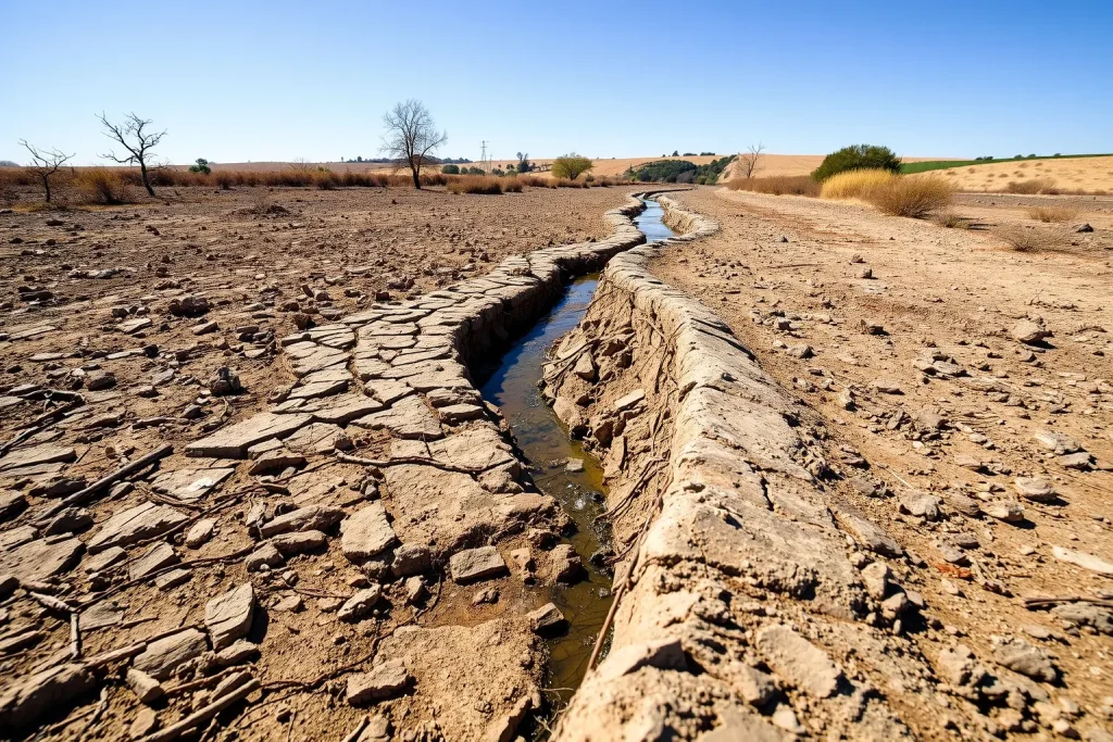 La sequía aprieta en Lugo: 42 concellos en prealerta y restricciones al agua ya
