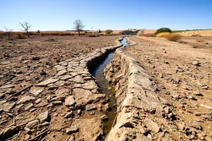 La sequía aprieta en Lugo: 42 concellos en prealerta y restricciones al agua ya