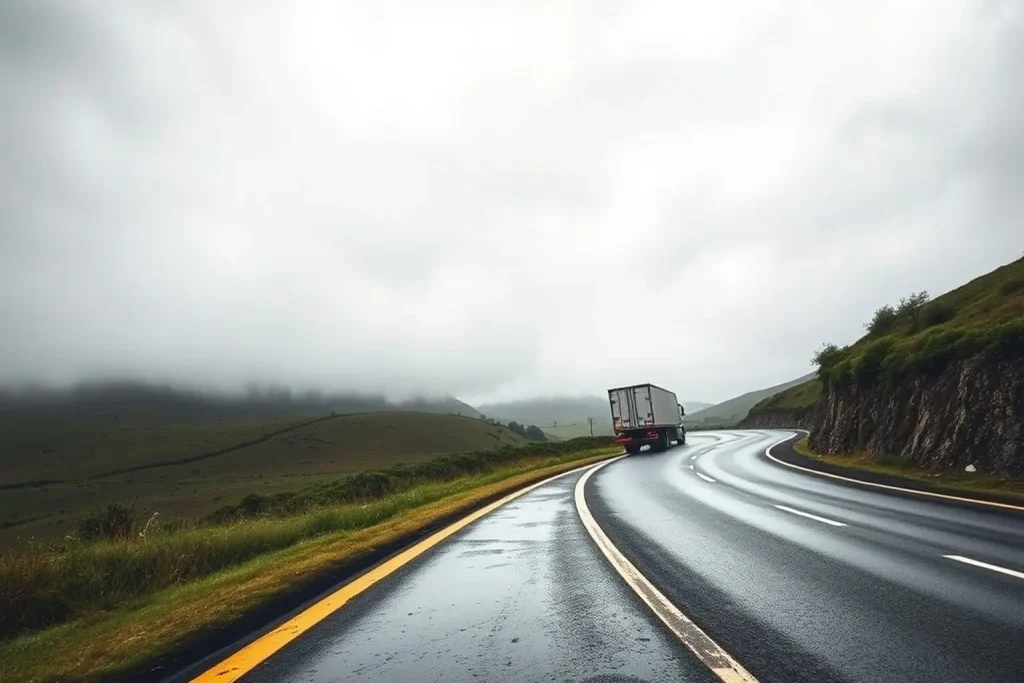 Adelantamientos prohibidos con un tráiler en la N VI a su paso por Baralla: inve