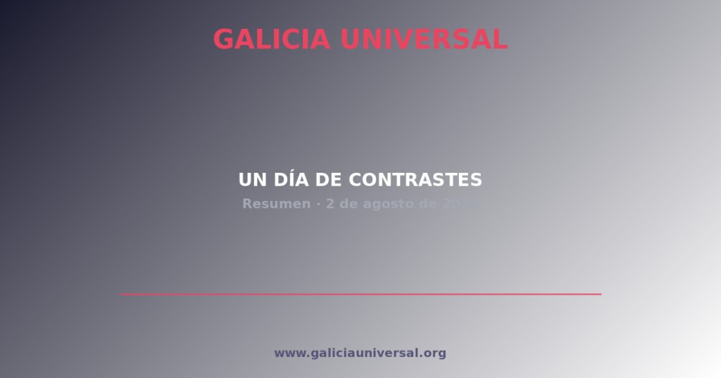 Resumen del día: Un día de contrastes   2 agosto 2026