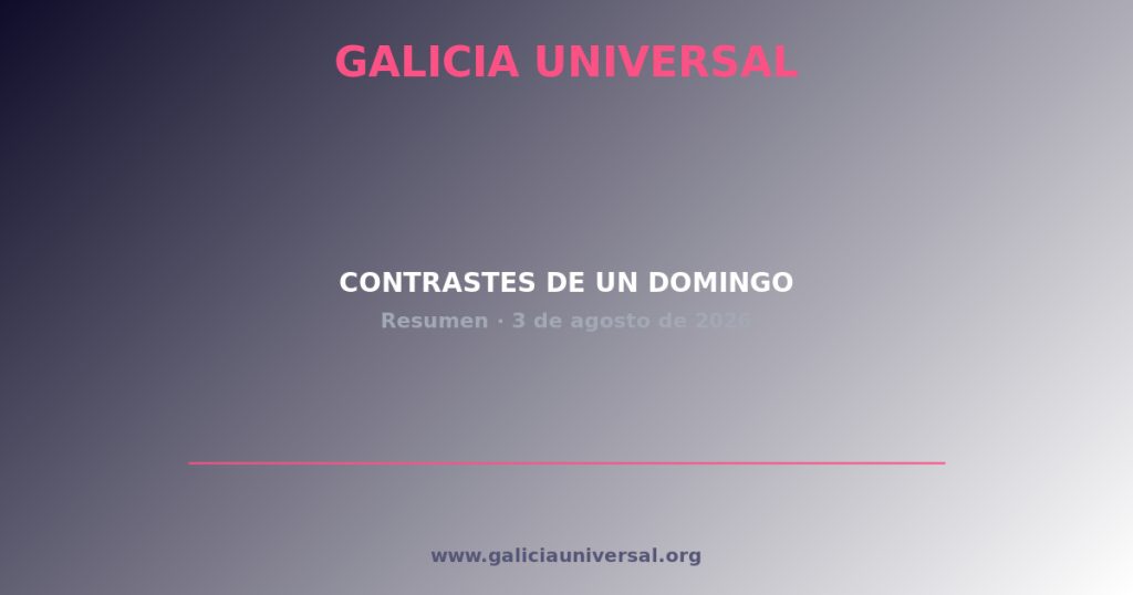 Resumen del día: Contrastes de un domingo   3 agosto 2026