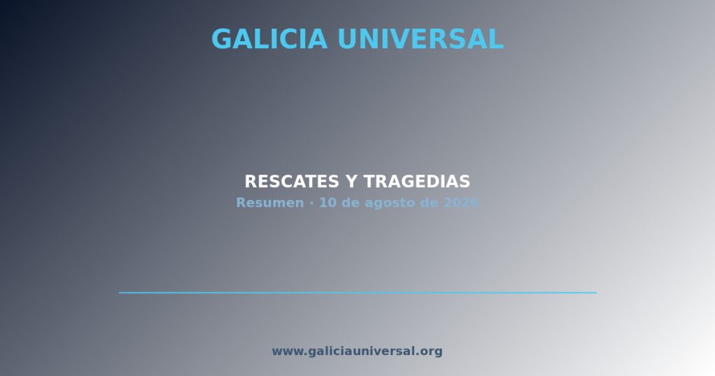 Resumen del día: Rescates y tragedias   10 agosto 2026