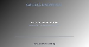 Resumen del día: Galicia no se mueve   13 agosto 2026