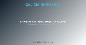 Resumen del día: Empresas fantasma y lonjas en récord   17 agosto 2026