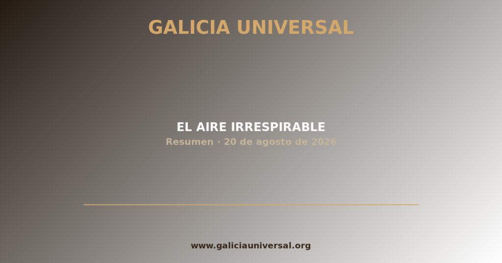 Resumen del día: El aire irrespirable   20 agosto 2026